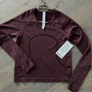 LULULEMON SWIFTLY TECH LONG SLEEVE 2.0 RACE - NWT SIZE 8